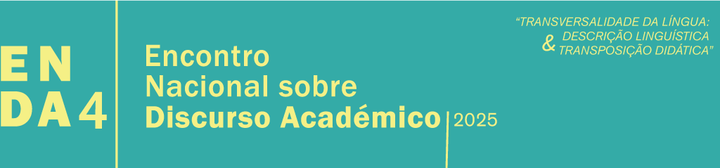 ENDA 4 — Encontro Nacional sobre Discurso Académico