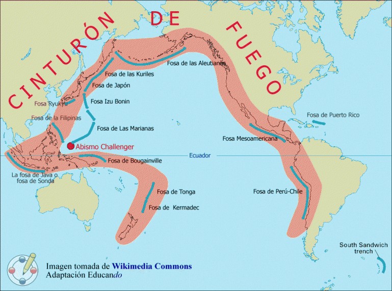 Cinturón de Fuego del Pacífico – SeismicKnowledge